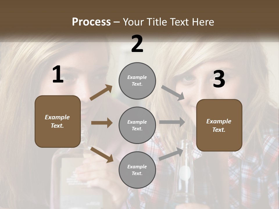Smiling People Enjoy PowerPoint Template