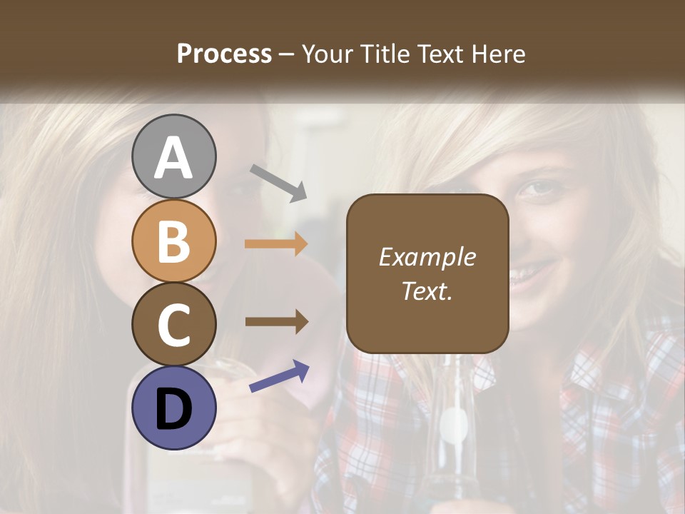 Smiling People Enjoy PowerPoint Template