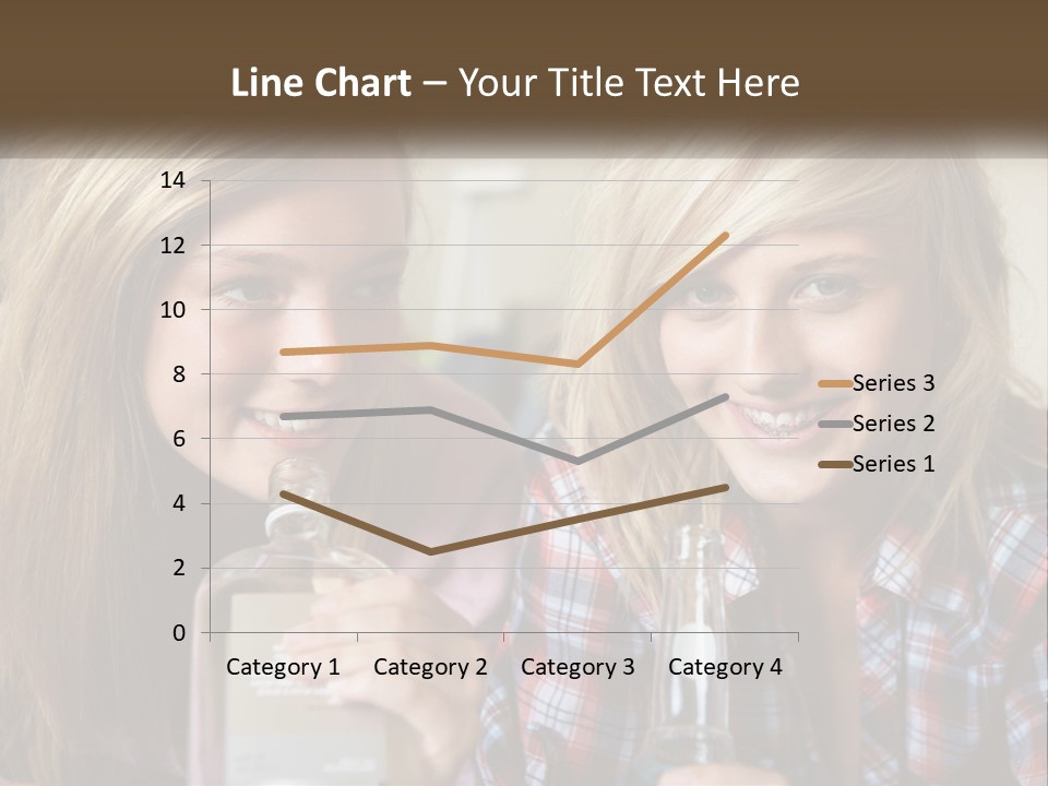 Smiling People Enjoy PowerPoint Template