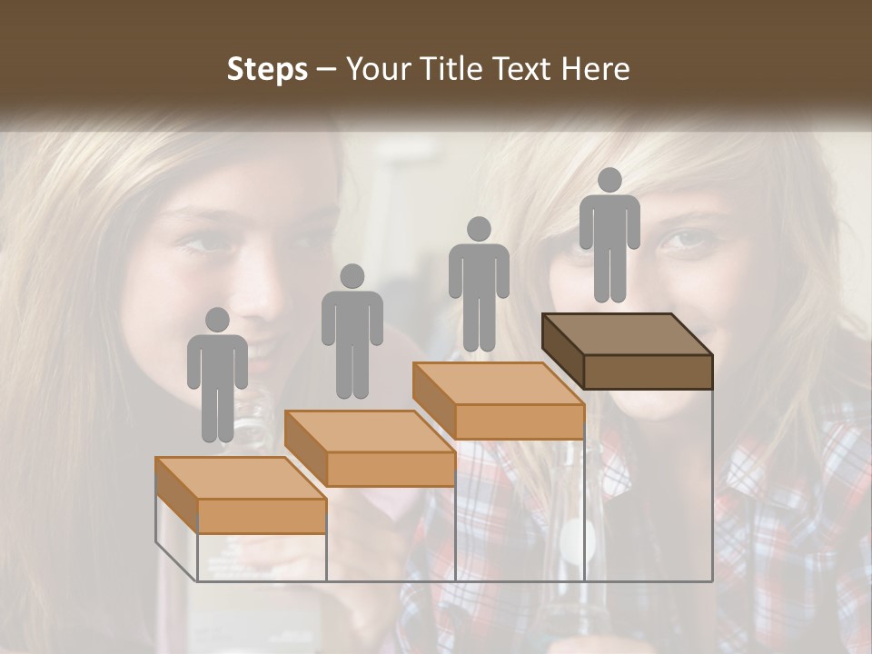 Smiling People Enjoy PowerPoint Template