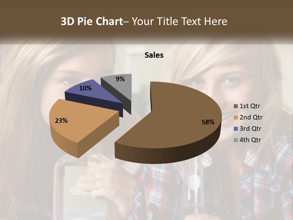 Smiling People Enjoy PowerPoint Template