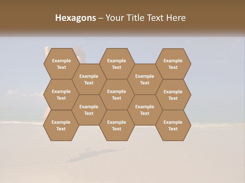 Copyspace Blue Lifestyle PowerPoint Template