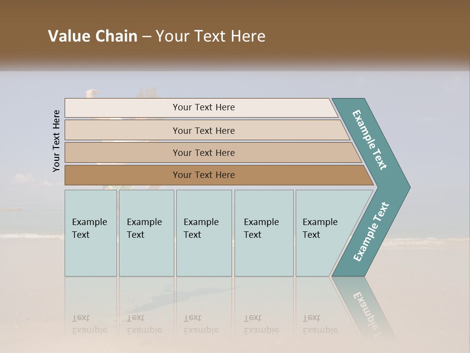 Copyspace Blue Lifestyle PowerPoint Template