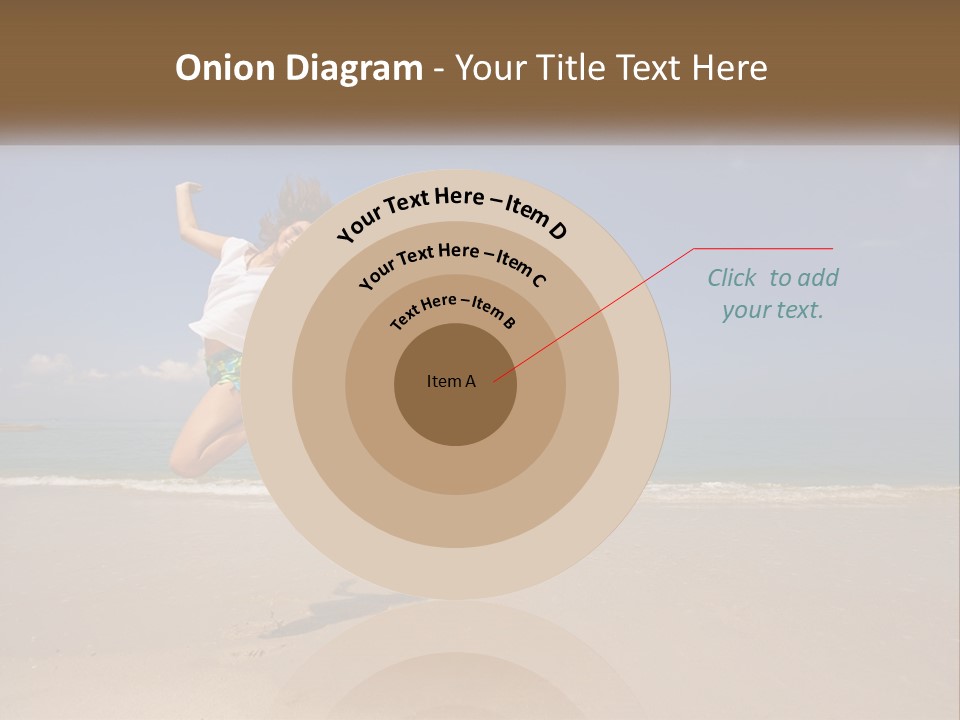 Copyspace Blue Lifestyle PowerPoint Template