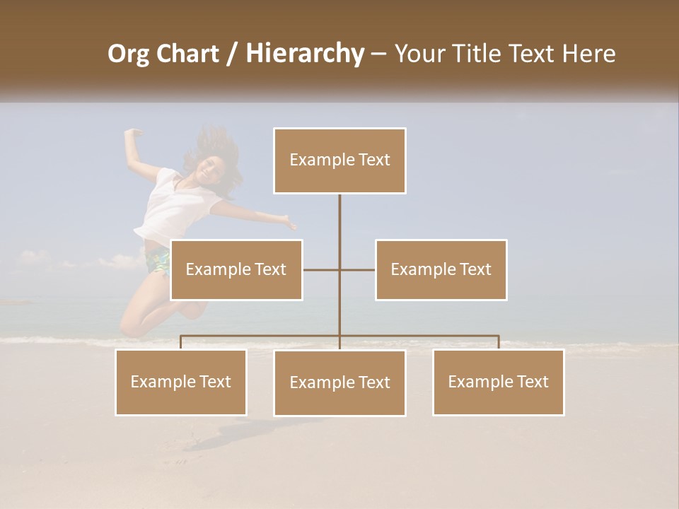 Copyspace Blue Lifestyle PowerPoint Template