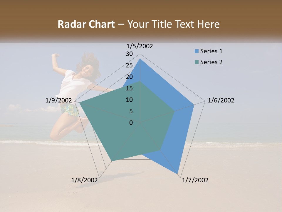Copyspace Blue Lifestyle PowerPoint Template