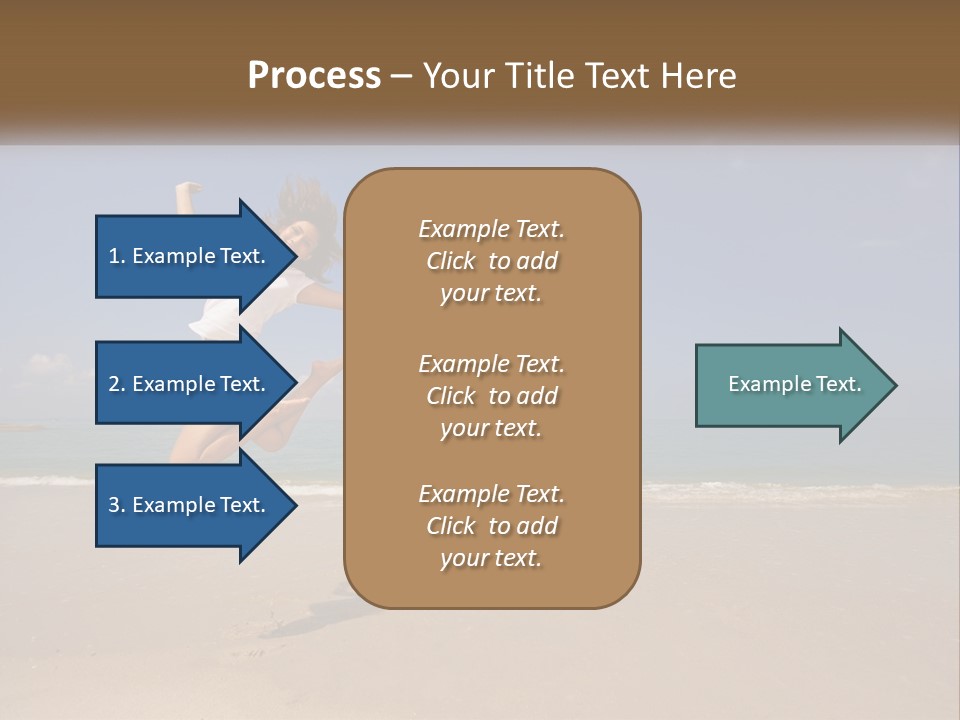 Copyspace Blue Lifestyle PowerPoint Template