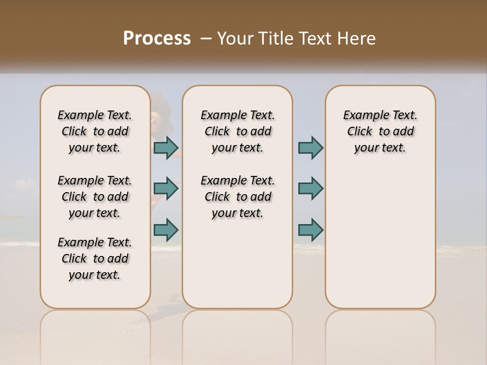 Copyspace Blue Lifestyle PowerPoint Template