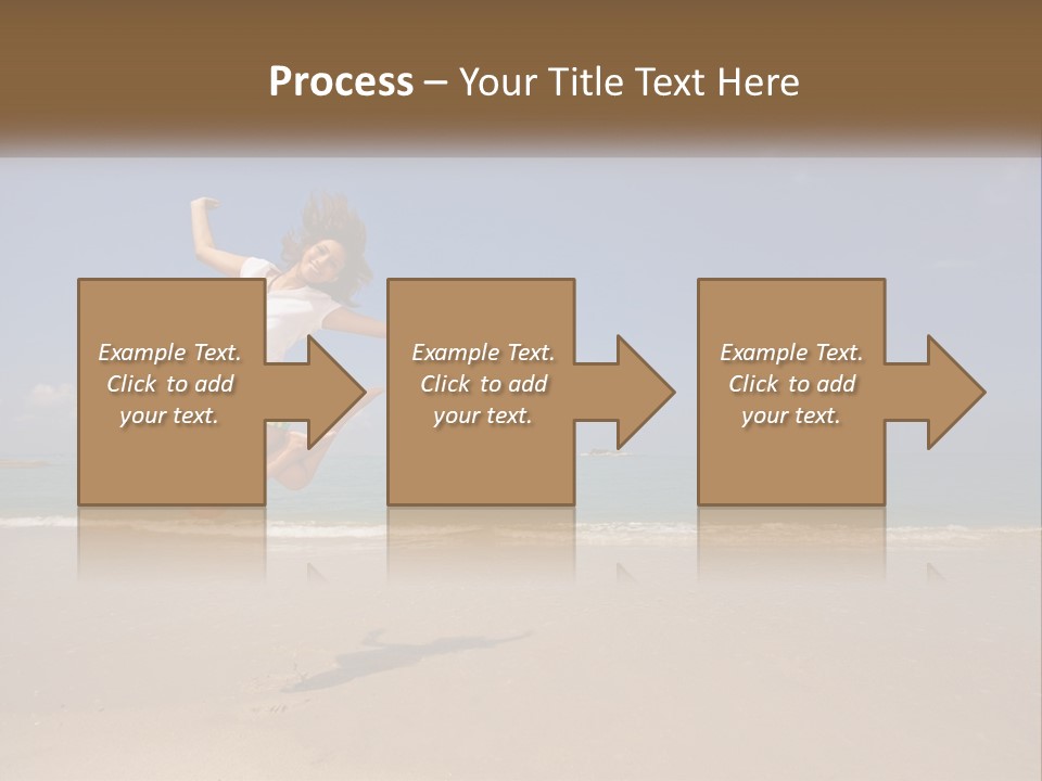 Copyspace Blue Lifestyle PowerPoint Template