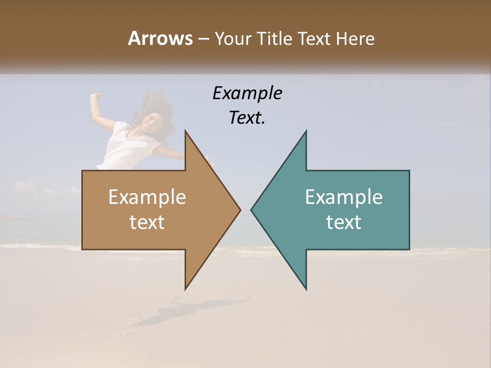 Copyspace Blue Lifestyle PowerPoint Template
