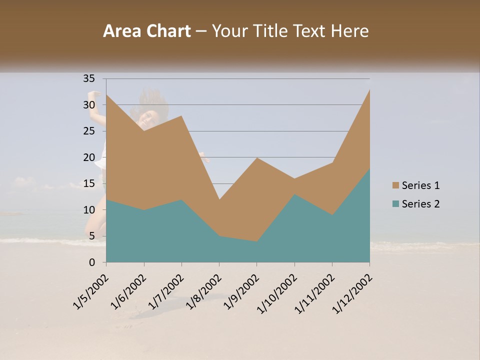 Copyspace Blue Lifestyle PowerPoint Template