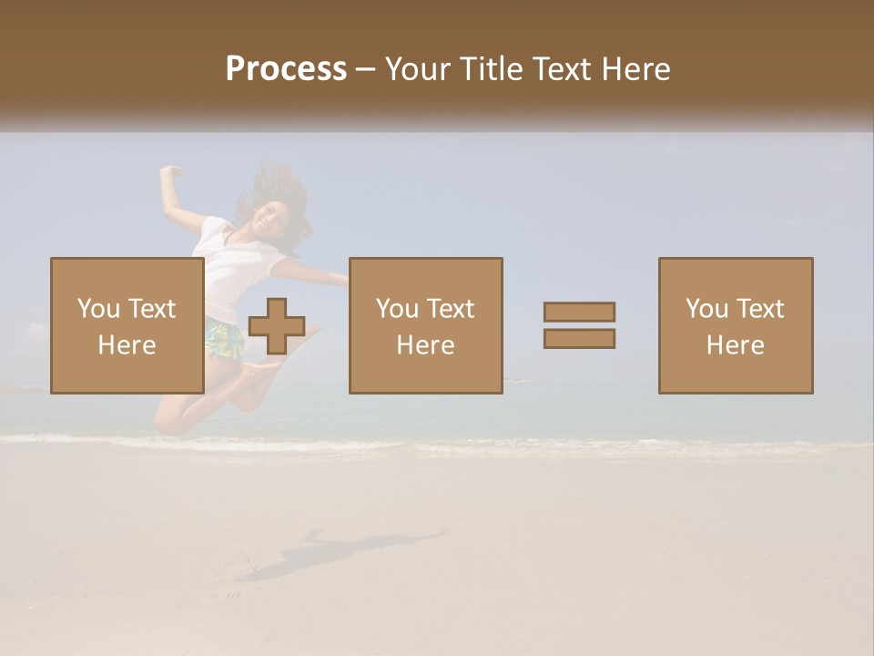 Copyspace Blue Lifestyle PowerPoint Template