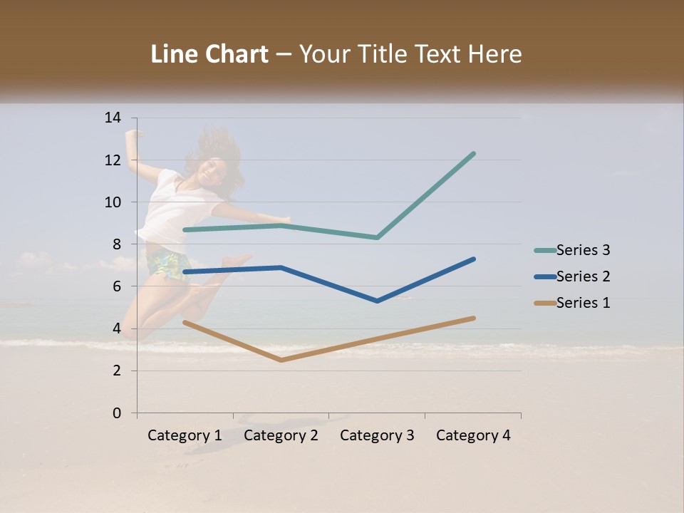 Copyspace Blue Lifestyle PowerPoint Template