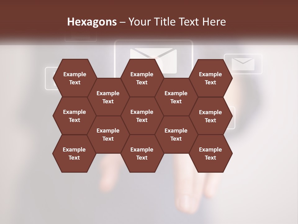 Man Glowing Blogging PowerPoint Template