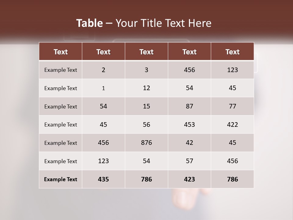 Man Glowing Blogging PowerPoint Template