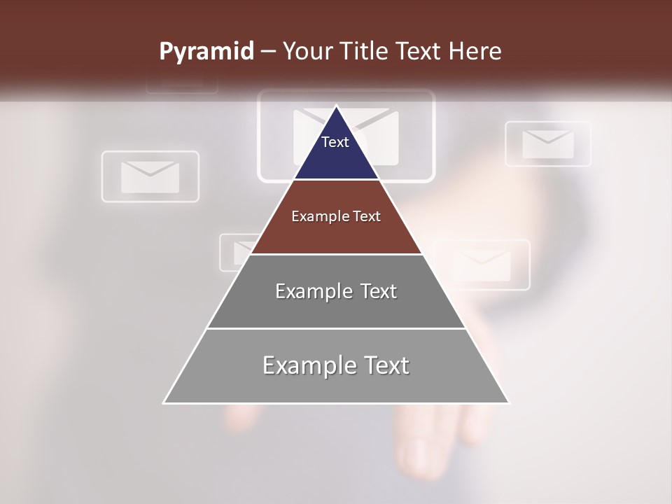 Man Glowing Blogging PowerPoint Template