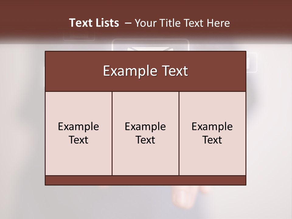 Man Glowing Blogging PowerPoint Template
