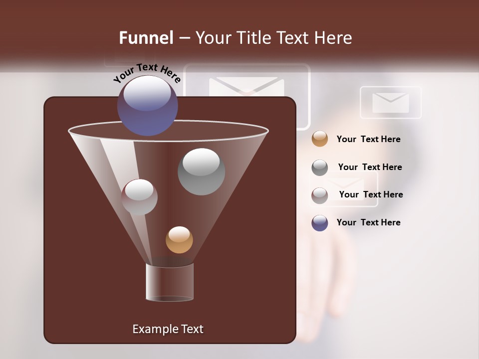 Man Glowing Blogging PowerPoint Template