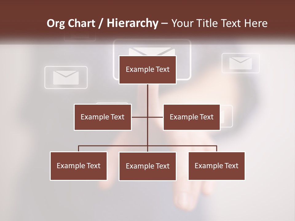 Man Glowing Blogging PowerPoint Template