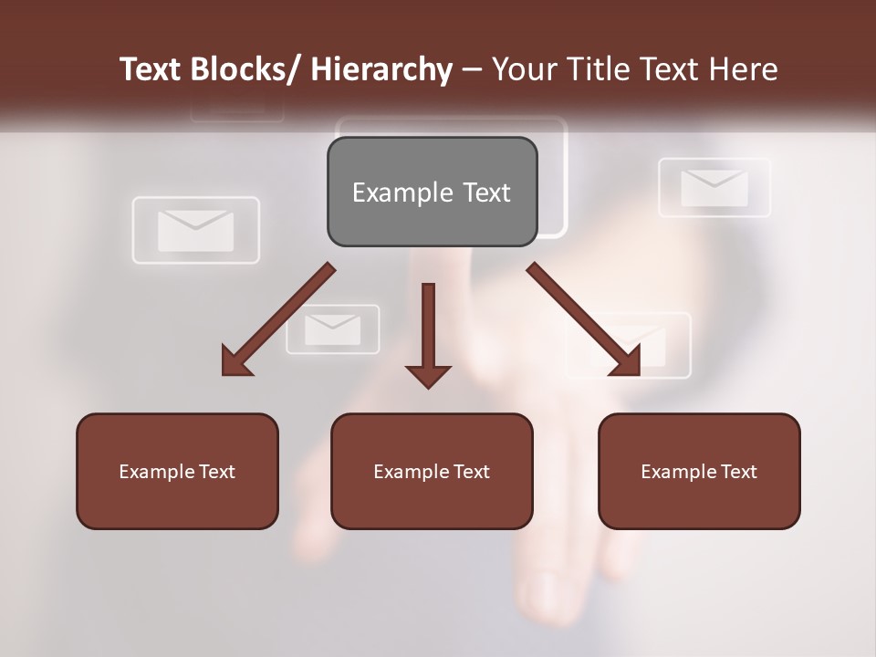 Man Glowing Blogging PowerPoint Template
