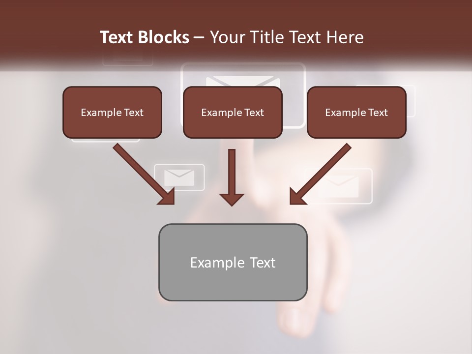 Man Glowing Blogging PowerPoint Template