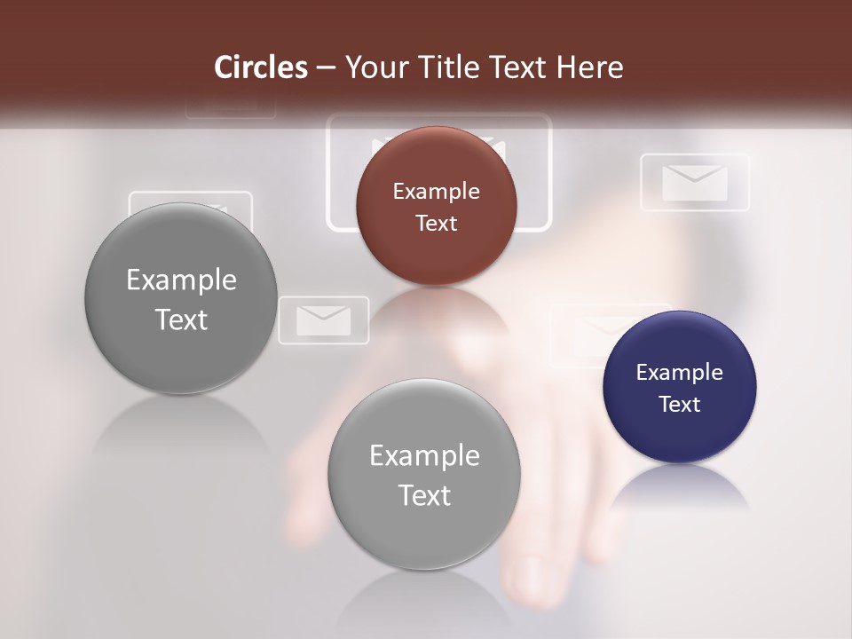 Man Glowing Blogging PowerPoint Template