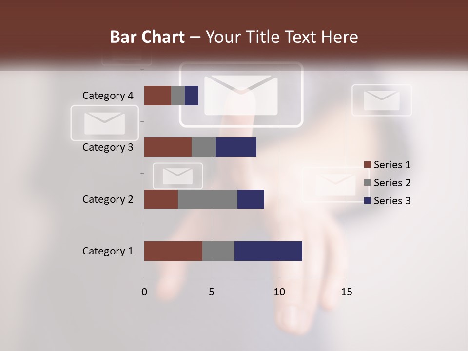 Man Glowing Blogging PowerPoint Template