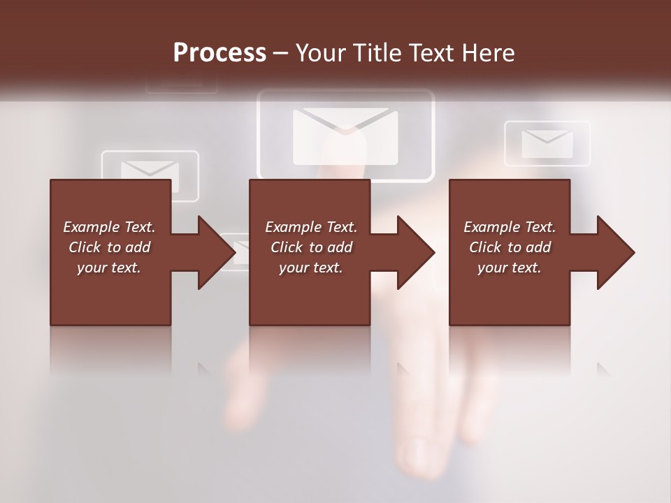 Man Glowing Blogging PowerPoint Template
