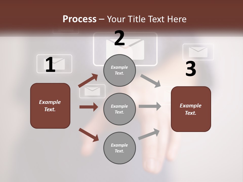 Man Glowing Blogging PowerPoint Template