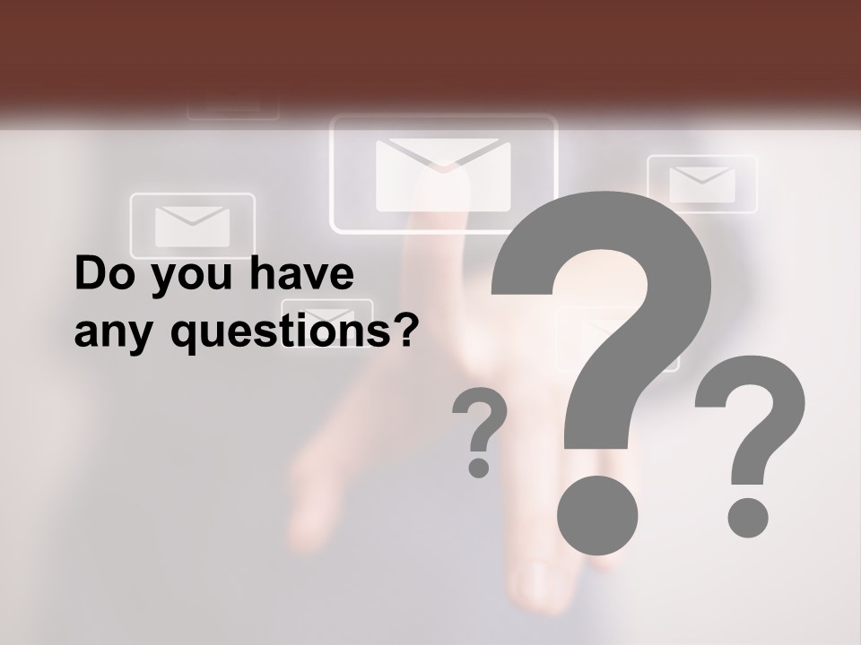 Man Glowing Blogging PowerPoint Template