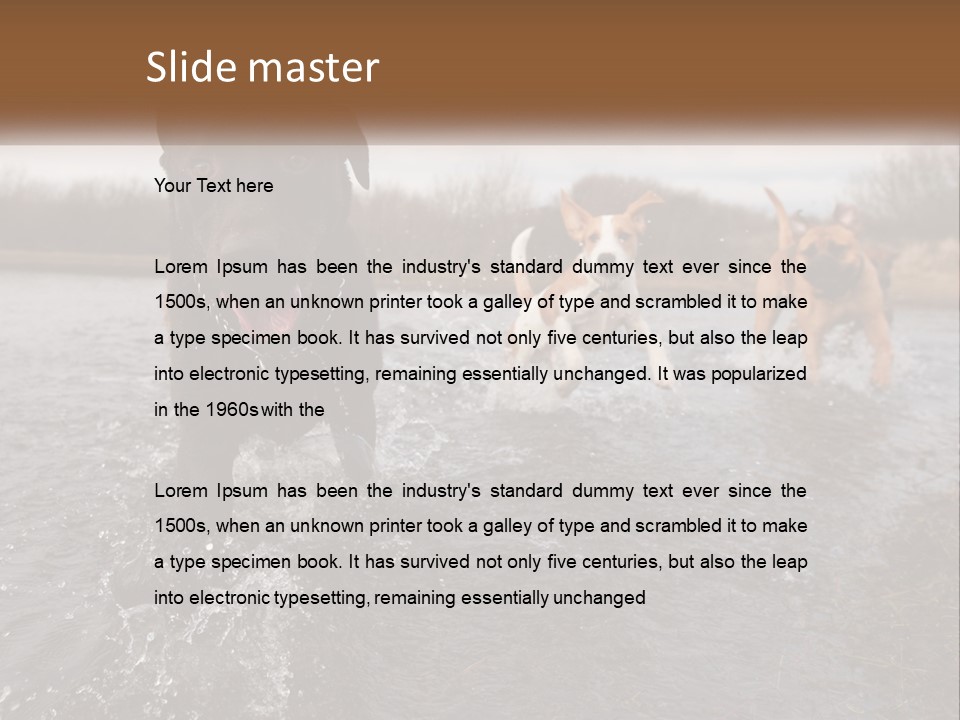 Active Friend Outside PowerPoint Template