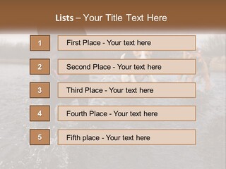 Active Friend Outside PowerPoint Template
