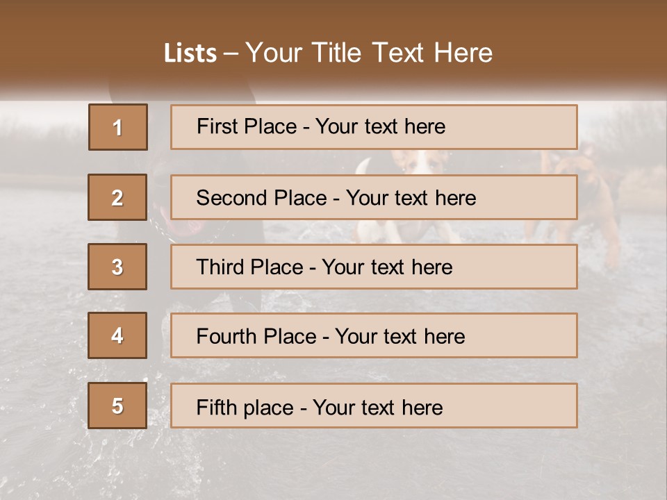 Active Friend Outside PowerPoint Template