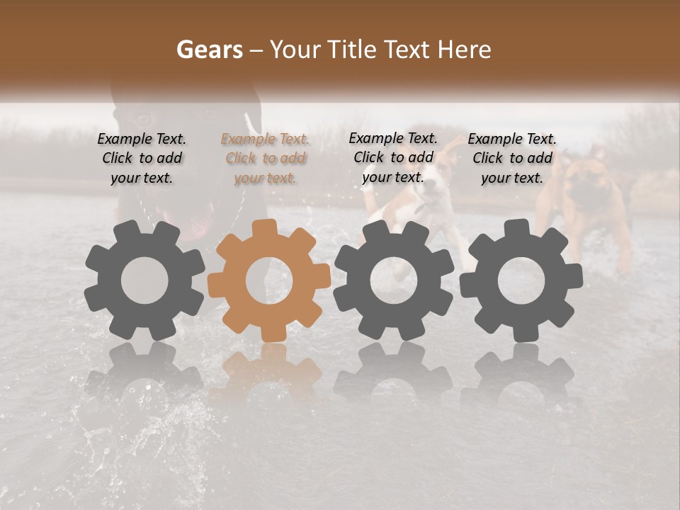 Active Friend Outside PowerPoint Template