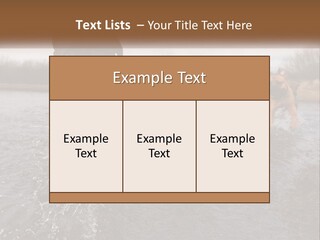 Active Friend Outside PowerPoint Template
