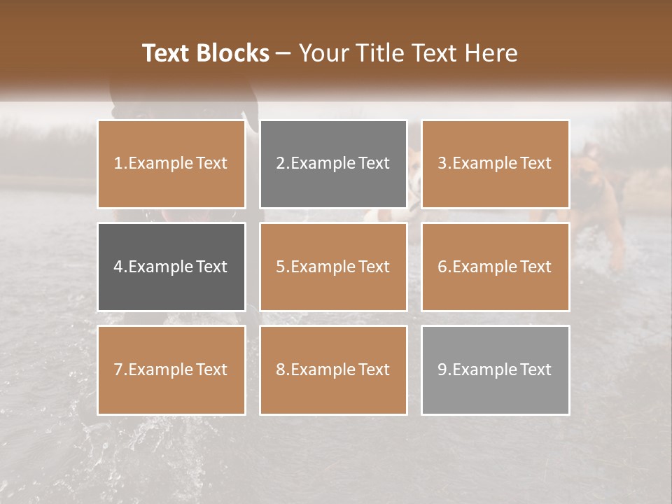 Active Friend Outside PowerPoint Template