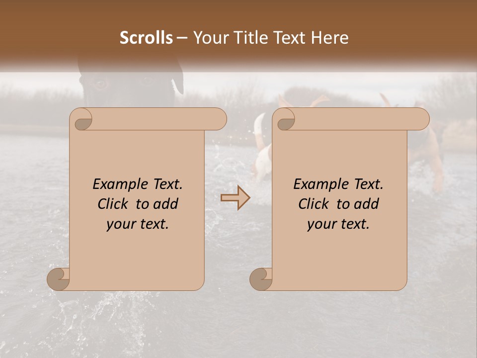 Active Friend Outside PowerPoint Template