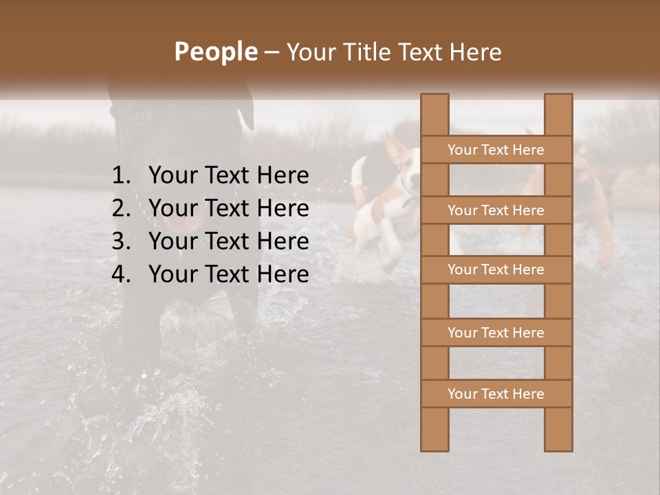 Active Friend Outside PowerPoint Template