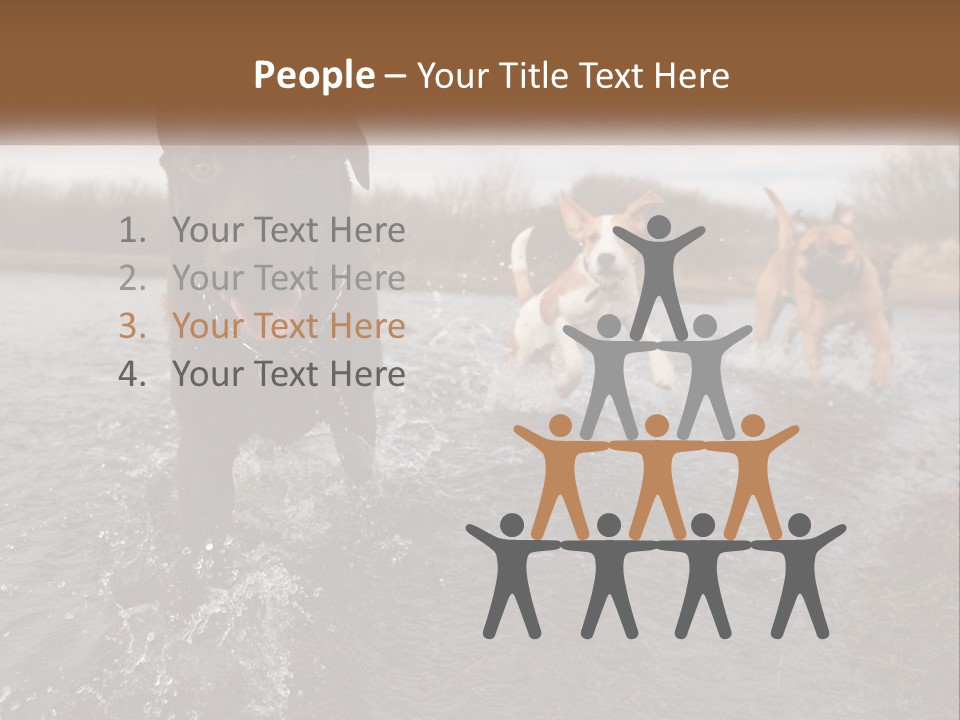 Active Friend Outside PowerPoint Template