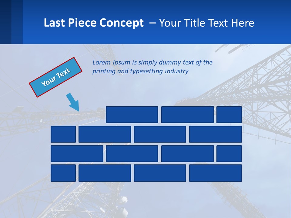 Structure Power Construction PowerPoint Template