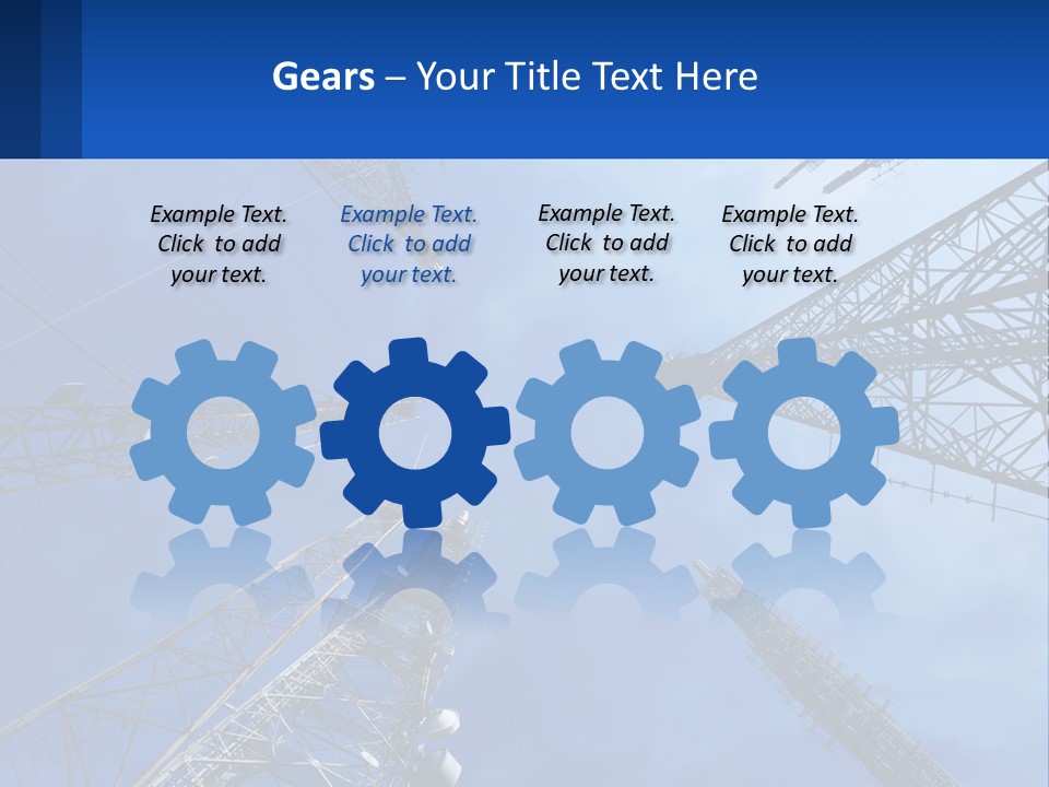 Structure Power Construction PowerPoint Template