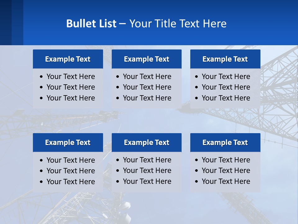 Structure Power Construction PowerPoint Template