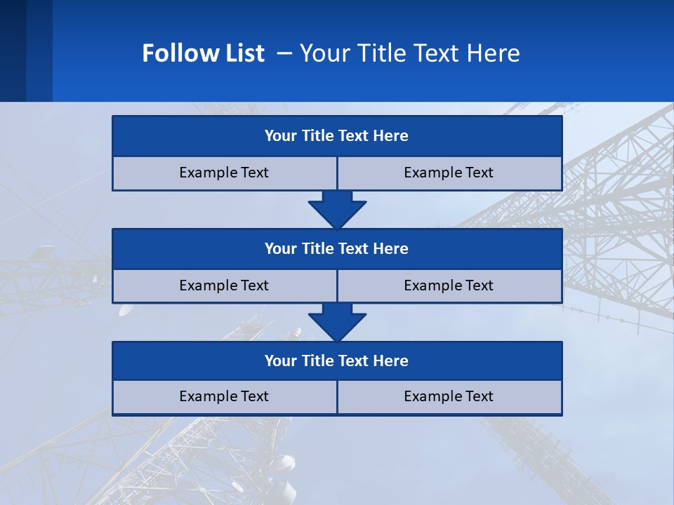 Structure Power Construction PowerPoint Template