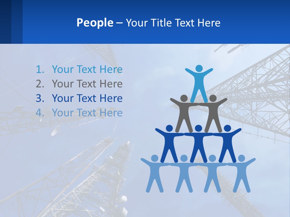 Structure Power Construction PowerPoint Template