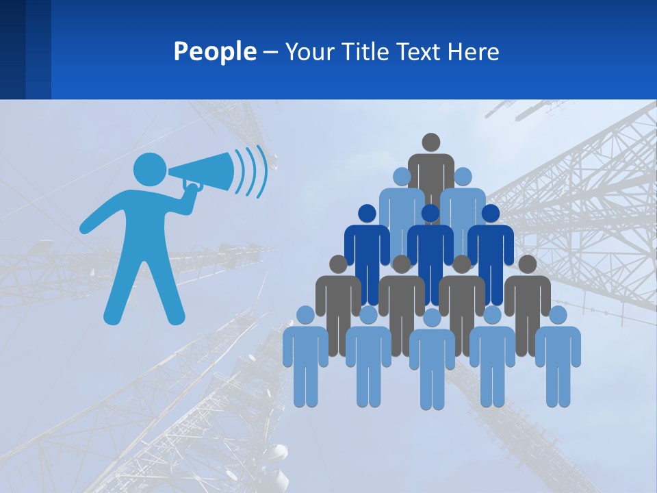 Structure Power Construction PowerPoint Template