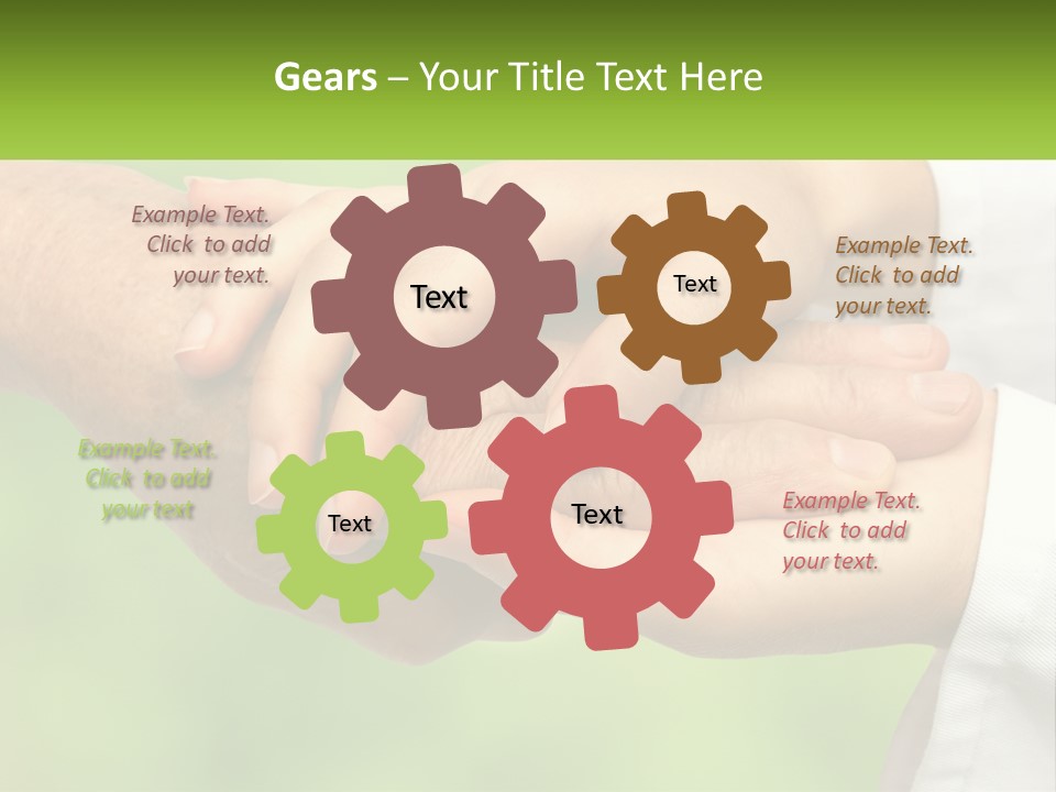 Urgency Hand Finger PowerPoint Template