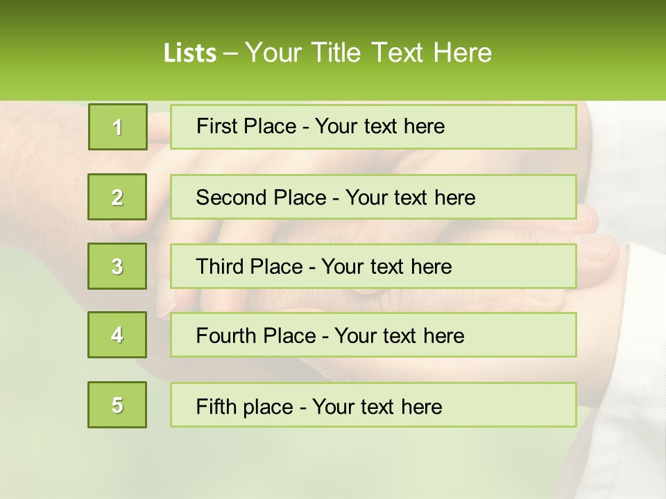 Urgency Hand Finger PowerPoint Template