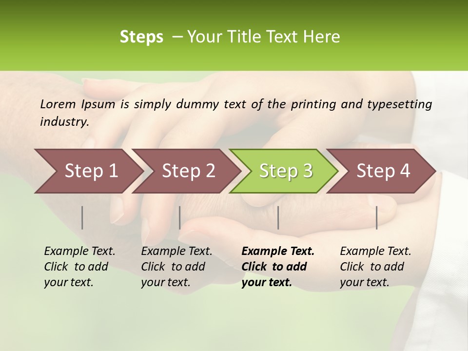 Urgency Hand Finger PowerPoint Template
