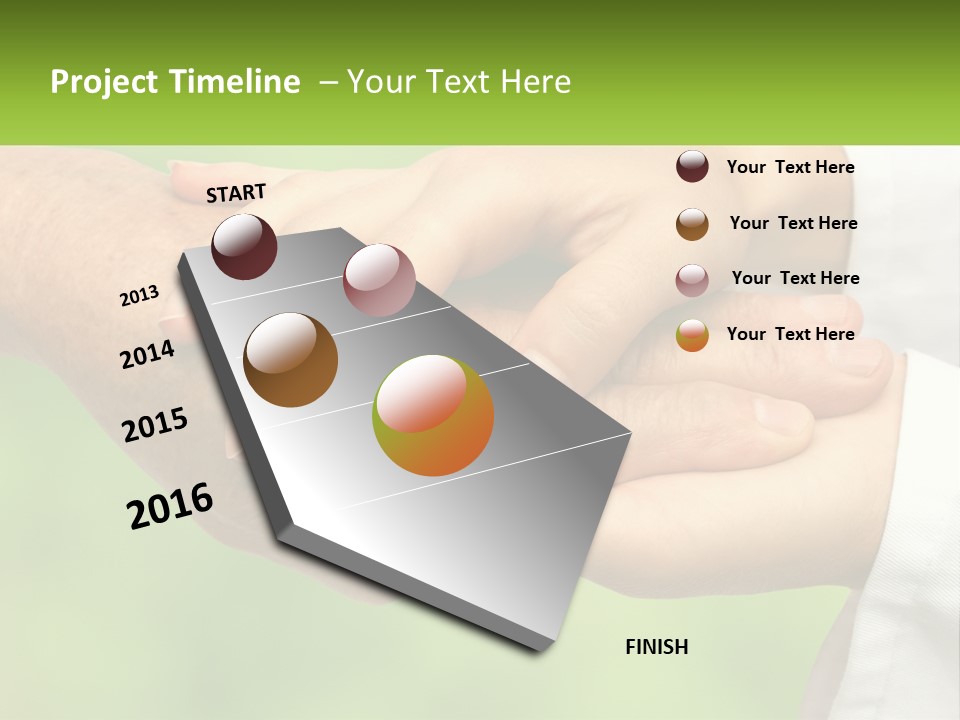 Urgency Hand Finger PowerPoint Template