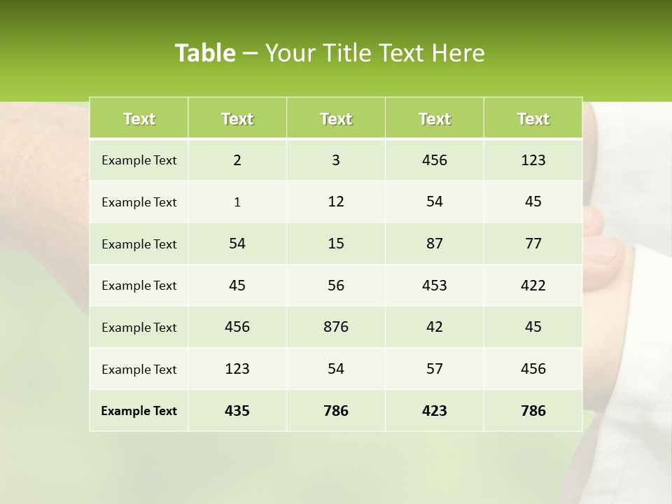 Urgency Hand Finger PowerPoint Template